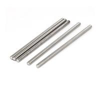 Sourcingmap M6 x 140mm 304 Stainless Steel Fully Male Threaded Rod Bar Studs 5 Pcs