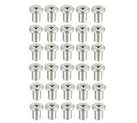 Sourcingmap M6x12mm Phillips Head Insert Nut Screw Post Sleeve Nut for Furniture 30pcs