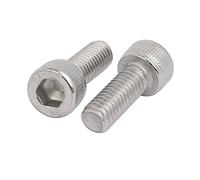 Sourcingmap M6x16mm 304 Stainless Steel Left Hand Thread Hex Socket Cap Screw Fastener 2pcs