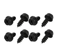 Sourcingmap M6x16mm Iron Zinc Plated Self-Tapping Hex Flange Phillips Drive Blot Screw 8pcs