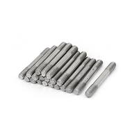 Sourcingmap M6x45mm 304 Stainless Steel Double End Threaded Stud Screw Bolt 20pcs