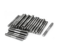 Sourcingmap M6x50mm 304 Stainless Steel Double End Threaded Stud Screw Bolt 50pcs