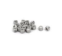 Sourcingmap M6x5mm 316 Stainless Steel Hex Socket Cup Point Grub Set Screws 20pcs