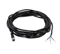 Sourcingmap M8 Female Straight 3 Pins Connector Aviation Socket Electrical Cable 5M