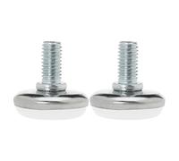 Sourcingmap M8 x 13 x 30mm Screw on Furniture Glide Leveling Feet Adjustable Leveler Pad for Chair Industrial Machine Desk Leg 2pcs