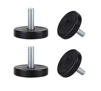 Sourcingmap M8 x 25 x 40mm Leveling Feet Adjustable Leveler Floor Protector for House Furniture Chair Table Cabinet Leg 4 Pack