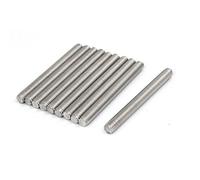 Sourcingmap M8 x 80mm 1.25mm Pitch 304 Stainless Steel Fully Threaded Rods Bar Studs 10 Pcs