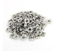 Sourcingmap M8 x 8mm Four Pronged Tee Nuts Captive Blind Inserts 100pcs for Wood Furniture