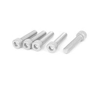 Sourcingmap M8x35mm 304 Stainless Steel Hex Key Bolt Socket Head Cap Screws 5pcs