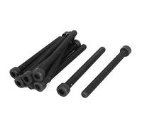 Sourcingmap M8x90mm Hex Bolt Socket Head Cap Machine Screws Fasteners Black 10pcs