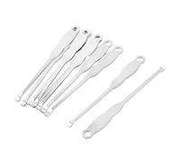Sourcingmap Metal Ear Earwax Curette Remover Spoon Pick Tool 10 Pcs Silver Tone