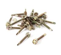 Sourcingmap Metal Hex Head Self Tapping Bolt Fastener Screw 5mm x 27mm 20 Pcs