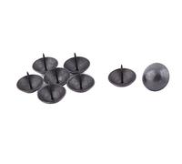 Sourcingmap Metal Home Furniture Round Cap Thumb Tack Nail Decorative Pushpin 30 x 25mm 8pcs Black