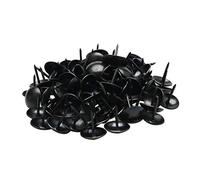 Sourcingmap Metal Home Table Round Hat Thumb Tack Nail Push Pin 11 x 13mm 100pcs Black