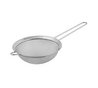 sourcingmap Metal Kitchen Food Noodle Flour Mesh Strainer Colander Sieve Sifter Mesh Strainer Silver Tone