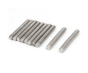 Sourcingmap Metric M8 x 60mm 304 Stainless Steel Fully Threaded Rods Fasteners 10 Pcs