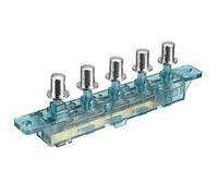 sourcingmap MQ205 AC 250V 4 Amp 5 Pushbutton Piano Type Key Board Switch for Range Hood