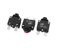 Sourcingmap MR1 AC 125V/250V DC 32V 10A Circuit Breaker Current Overload Protector 3pcs