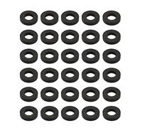 sourcingmap Nitrile Rubber Flat Washers 12mm OD 6mm ID 2.2mm Thickness for Faucet Pipe Water Hose, Pack of 30
