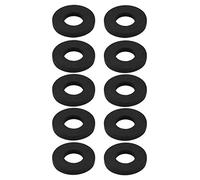 sourcingmap Nitrile Rubber Flat Washers 22mm OD 10mm ID 3mm Thickness for Faucet Pipe Water Hose, Pack of 10
