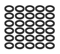 sourcingmap Nitrile Rubber Flat Washers 30mm OD 20mm ID 3mm Thickness for Faucet Pipe Water Hose, Pack of 30