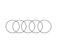 Sourcingmap Nitrile Rubber O-Rings, 105mm OD 101mm ID 1mm Width, Metric Sealing Gasket, Pack of 5