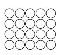 sourcingmap Nitrile Rubber O-Rings 18mm OD 16mm ID 1mm Width, Metric Sealing Gasket, Pack of 20