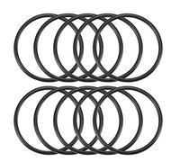 sourcingmap Nitrile Rubber O-Rings, 38mm OD 33.2mm ID 2.4mm Width, Metric Sealing Gasket, Pack of 10