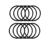 Sourcingmap Nitrile Rubber O-Rings, 50mm OD 44mm ID 3mm Width, Metric Sealing Gasket, Pack of 10