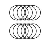 sourcingmap Nitrile Rubber O-Rings 55mm OD 51mm ID 2mm Width, Metric Sealing Gasket, Pack of 10