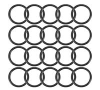Sourcingmap Nitrile Rubber O-Rings 5mm OD 4mm ID 0.5mm Width, Metric Sealing Gasket, Pack of 20