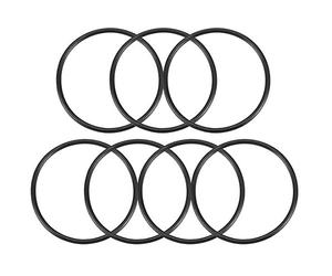 Sourcingmap Nitrile Rubber O-Rings, 65mm OD 59mm ID 3mm Width, Metric Sealing Gasket, Pack of 7