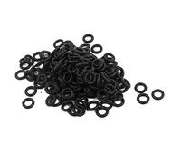 Sourcingmap Nitrile Rubber O-Rings, 6mm OD 4mm ID 1mm Width, Metric Sealing Gasket, Pack of 200