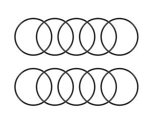 sourcingmap Nitrile Rubber O-Rings 75mm OD 70.2mm ID 2.4mm Width, Metric Sealing Gasket for Automotive Machine Plumbing, Pack of 10
