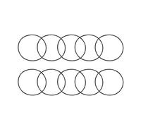 sourcingmap Nitrile Rubber O-Rings 95mm OD 90mm ID 2.5mm Width, Metric Sealing Gasket, Pack of 10