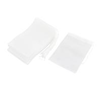 Sourcingmap Non-Woven Fabric Empty Powder Spice Tea Filter Bag 15cm x 10cm 30 Pcs White