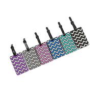 sourcingmap Pack of 6,Luggage Tags PVC Travel Tags Luggage Identifier Name Holder Address ID Labels for Baggage Suitcases