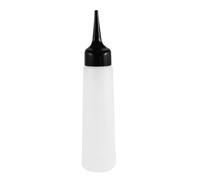 Sourcingmap Plastic Bathroom Barber Capacity Shampoo Squeeze Needle Bottle 250mL White Black