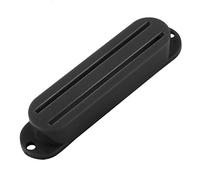 sourcingmap Plastic Double Track Hum Bucker Neck Bridge Acoustic Electric Guitar Pickup Covers Black