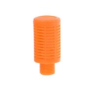 sourcingmap Plastic Pneumatic Muffler Exhaust Air Line Silencer 1/8 PT Orange, 10pcs