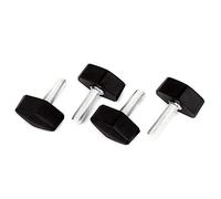Sourcingmap Plastic Rotary T Clamping Handle Screw Knob Grip M8 Thread Dia 4pcs