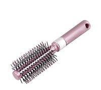 Sourcingmap Plastic Round Handle Curly Hair Bristles Brush Comb, Pink, 0.1 Pound