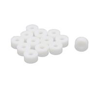 sourcingmap Plastic Round Non-threaded Column Standoff Support Spacer Washer 15x8mm 13pcs White