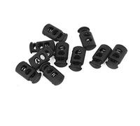 Sourcingmap Plastic Single Hole Cord Locks Clamps 6mm Diameter 10PCS