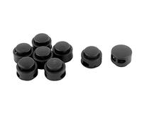 Sourcingmap Plastic Spring Stop Double Hole Shoelace Buckle Lanyard Cord Lock End 8pcs Black