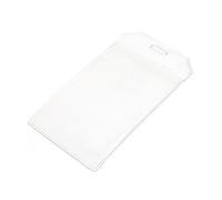 Sourcingmap Plastic Vertical Name Tag ID Badge Card Holder - Transparent