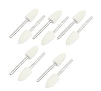 Sourcingmap Polishing Buffing 6mm Conical Wool Bob 2.3mm Shank 10 Pcs