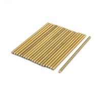 Sourcingmap RC Helicopter 50mm x 2mm Brass Ground Shaft Round Rod 20Pcs