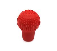 sourcingmap Red Soft Silicone Nonslip Car Manual Gear Shift Lever Knob Cover