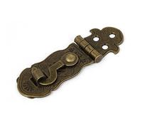 Sourcingmap Retro Style Suitcase Lock Chest Box Clasp Hasp Latch Bronze Tone